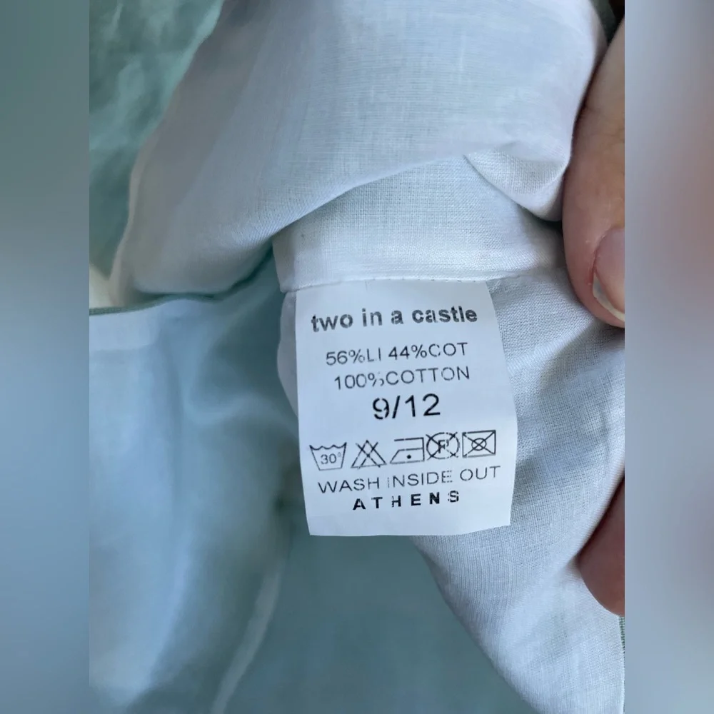 NWT Baby Boy Linen Blend Matching Vest Set
